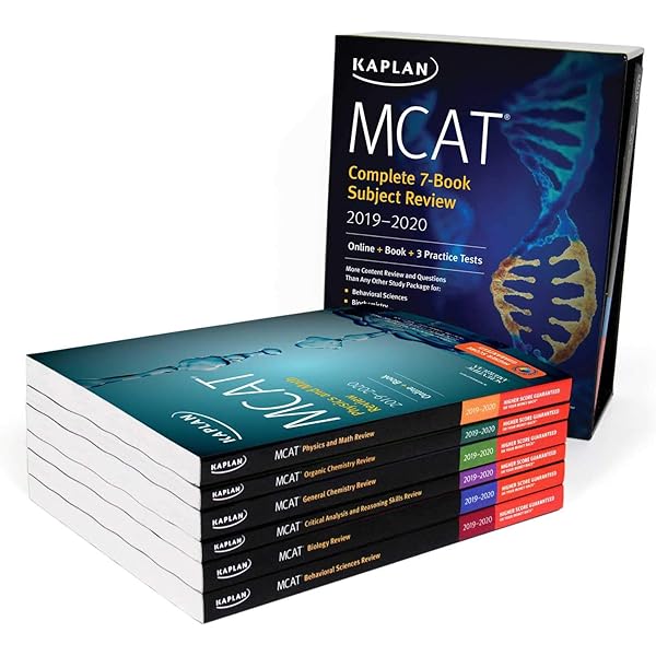 MCAT Complete 7-Book Subject Review 2019-2020: Online + Book + 3